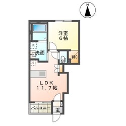 ルミエール原島の物件間取画像